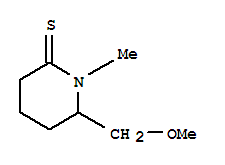 2-Piperidinethione, 6-(methoxymethyl)-1-methyl- Structure,787636-53-7Structure