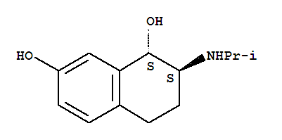 1,7-Naphthalenediol, 1,2,3,4-tetrahydro-2-[(1-methylethyl)amino]-, trans-(9ci) Structure,790170-88-6Structure