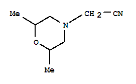 4-Morpholineacetonitrile,2,6-dimethyl-(9ci) Structure,790626-46-9Structure