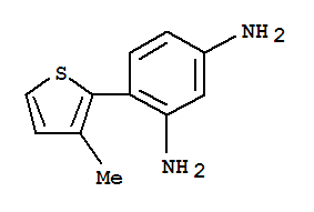 1,3-Benzenediamine,4-(3-methyl-2-thienyl)-(9ci) Structure,791776-14-2Structure