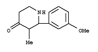 4-Piperidinone,2-(3-methoxyphenyl)-3-methyl-(9ci) Structure,792952-03-5Structure