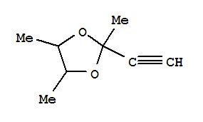 1,3-Dioxolane, 2-ethynyl-2,4,5-trimethyl-(9ci) Structure,79449-66-4Structure