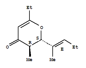 4H-pyran-4-one,6-ethyl-2,3-dihydro-3-methyl-2-[(1e)-1-methyl-1-butenyl]-,(2s,3r)-(9ci) Structure,797758-65-7Structure