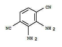 1,4-Benzenedicarbonitrile, 2,3-diamino- Structure,79780-61-3Structure