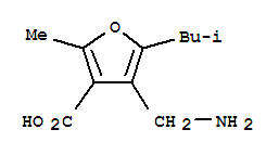 3-Furancarboxylicacid,4-(aminomethyl)-2-methyl-5-(2-methylpropyl)-(9ci) Structure,799264-70-3Structure