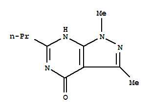 4H-pyrazolo[3,4-d]pyrimidin-4-one,1,5-dihydro-1,3-dimethyl-6-propyl-(9ci) Structure,799295-88-8Structure