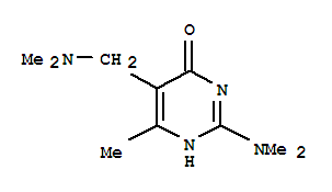 4-Pyrimidinol,2-(dimethylamino)-5-[(dimethylamino)methyl]-6-methyl-(8ci) Structure,802886-56-2Structure