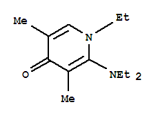 4(1H)-pyridone,2-(diethylamino)-1-ethyl-3,5-dimethyl-(8ci) Structure,802888-76-2Structure