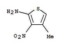 2-Thiophenamine, 4-methyl-3-nitro- Structure,80313-10-6Structure