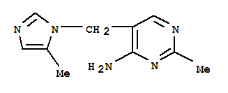 4-Pyrimidinamine,2-methyl-5-[(5-methyl-1h-imidazol-1-yl)methyl]-(9ci) Structure,805946-52-5Structure