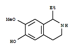 6-Isoquinolinol,1-ethyl-1,2,3,4-tetrahydro-7-methoxy-(9ci) Structure,805957-30-6Structure