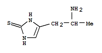 2H-imidazole-2-thione, 4-(2-aminopropyl)-1,3-dihydro- Structure,806625-87-6Structure