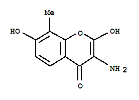 4H-1-benzopyran-4-one,3-amino-2,7-dihydroxy-8-methyl-(9ci) Structure,807262-14-2Structure