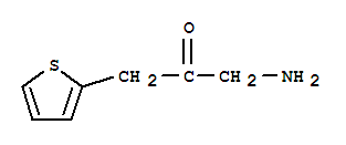 2-Propanone, 1-amino-3-(2-thienyl)- Structure,807315-06-6Structure