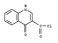 3-Quinolinecarbonyl chloride, 1,4-dihydro-4-oxo-(9ci) Structure,80761-61-1Structure