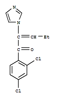 2-Penten-1-one, 1-(2,4-dichlorophenyl)-2-(1h-imidazol-1-yl)- Structure,82013-24-9Structure