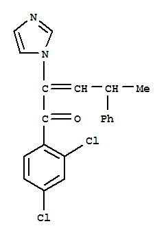 2-Penten-1-one, 1-(2,4-dichlorophenyl)-2-(1h-imidazol-1-yl)-4-phenyl- Structure,82013-32-9Structure