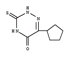 1,2,4-Triazin-5(2h)-one,6-cyclopentyl-3,4-dihydro-3-thioxo-(9ci) Structure,824983-26-8Structure