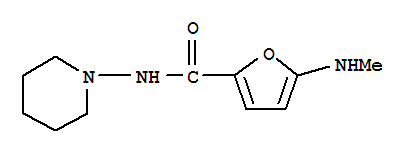 2-Furancarboxamide, 5-(methylamino)-n-1-piperidinyl- Structure,826991-34-8Structure