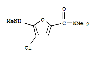 2-Furancarboxamide, 4-chloro-n,n-dimethyl-5-(methylamino)- Structure,826991-42-8Structure