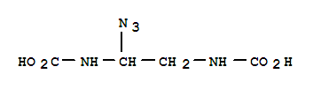 (1-Azido-1,2-ethanediyl)dicarbamic acid Structure,861535-93-5Structure