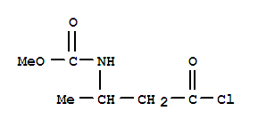 Carbamic acid,[-bta--(chloroformyl)isopropyl ]-,methyl ester (2ci) Structure,861623-75-8Structure