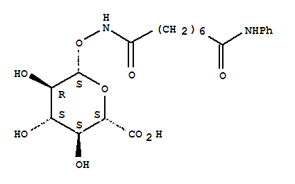 Suberoylanilide hydroxamic acid β-d-glucuronide Structure,863456-50-2Structure