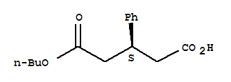 (3S)-5-butoxy-5-oxo-3-phenylpentanoic acid Structure,865366-96-7Structure