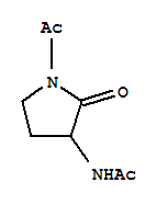 N-(1-acetyl-2-oxo-3-pyrrolidinyl)acetamide Structure,879278-44-1Structure