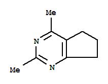 5H-cyclopentapyrimidine, 6,7-dihydro-2,4-dimethyl-(9ci) Structure,88268-24-0Structure