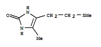 2H-imidazol-2-one, 1,3-dihydro-4-methyl-5-[2-(methylthio)ethyl]- Structure,885296-28-6Structure