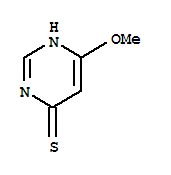 4-Pyrimidinethiol, 6-methoxy-(7ci) Structure,89322-71-4Structure