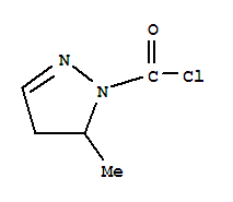 1H-pyrazole-1-carbonyl chloride, 4,5-dihydro-5-methyl-(9ci) Structure,89662-68-0Structure