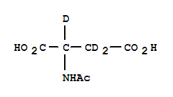 N-acetyl-dl-aspartic-2,3,3-d3 acid Structure,89829-69-6Structure