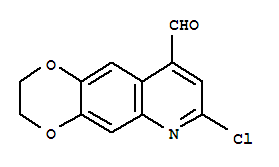 1,4-Dioxino[2,3-g]quinoline-9-carboxaldehyde, 7-chloro-2,3-dihydro- Structure,898388-99-3Structure