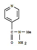 4-Pyridinecarboxylicacid,1-methylhydrazide(9ci) Structure,89853-54-3Structure