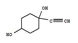 1,4-Cyclohexanediol, 1-ethynyl-(7ci) Structure,90199-12-5Structure