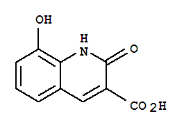 3-Quinolinecarboxylicacid,2,8-dihydroxy-(7ci) Structure,90800-52-5Structure