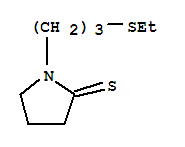 2-Pyrrolidinethione, 1-[3-(ethylthio)propyl]- Structure,90951-11-4Structure