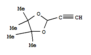 1,3-Dioxolane, 2-ethynyl-4,4,5,5-tetramethyl- Structure,91435-92-6Structure