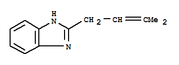 1H-benzimidazole,2-(3-methyl-2-butenyl)-(9ci) Structure,91462-27-0Structure