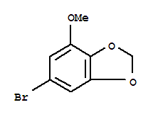 6-Bromo-4-methoxy-1,3-benzodioxole Structure,91511-83-0Structure