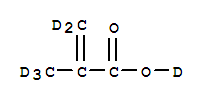 Methacrylic acid-d6 (stabilized with hydroquinone) Structure,92140-95-9Structure