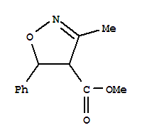 4-Isoxazolecarboxylicacid,4,5-dihydro-3-methyl-5-phenyl-,methylester(9ci) Structure,92234-46-3Structure