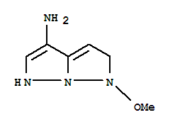 1H-pyrazolo[1,5-b]pyrazol-3-amine, 5,6-dihydro-6-methoxy- Structure,928337-50-2Structure