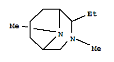 3,9-Diazabicyclo[3.3.1]nonane,2-ethyl-3,9-dimethyl-(7ci) Structure,93004-46-7Structure