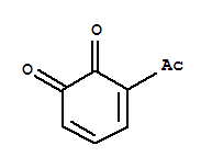 3,5-Cyclohexadiene-1,2-dione, 3-acetyl-(9ci) Structure,93081-05-1Structure