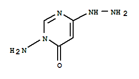 4(3H)-pyrimidinone,3-amino-6-hydrazino-(9ci) Structure,93098-77-2Structure