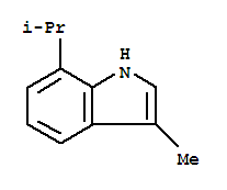 1H-indole,3-methyl-7-(1-methylethyl)-(9ci) Structure,94239-09-5Structure