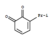 3,5-Cyclohexadiene-1,2-dione,3-(1-methylethyl)-(9ci) Structure,98353-93-6Structure